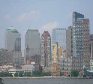 Skyline  von Liberty Island aus gesehen