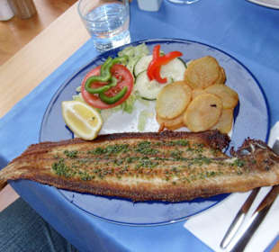 Knusprig gebratene Seezunge