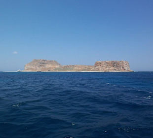 Blick auf die Insel Gramvousa