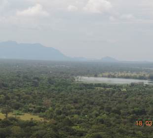Rundblick vom Sigiriya Felsen