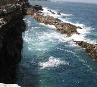Blick von den Klippen bei Ajuy