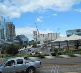 Frauenbrücke Ponte de la Mujer neues Wahrzeichen