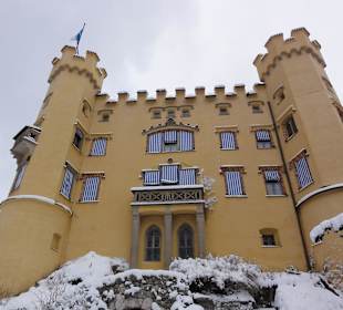 Schloß Hohenschwangau im Winter