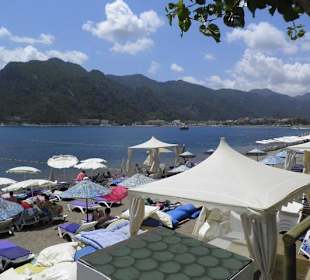 Blick über Nirvanastrand nach Icmeler