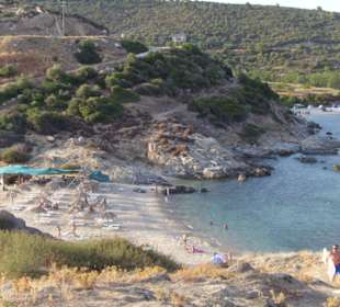Kleine Sandbucht 3 min. vom Hotel