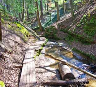 Der Bitterbach im Pegnitztal bei Nürnberg