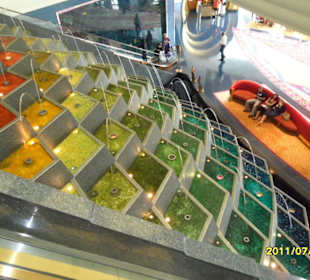 Wasserspiele Hotellobby