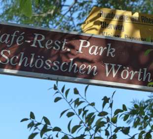 Wegweiser zum Restaurant