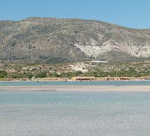 Strand Elafonissi von den Dünen