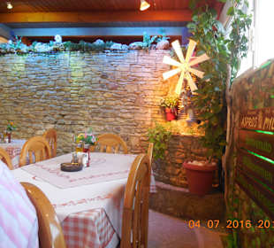 Taverne "Apros Mylos" nebenan vom Hotel Tropical Sol