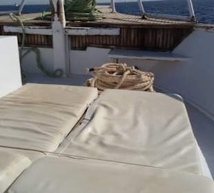 Vorschiff zum sonnen