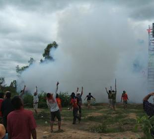Der gelungene Abschluss wird bejubelt