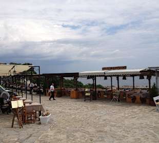 Fischrestaurant am Meer