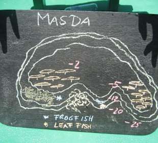 Tauchplatzkarte Masda