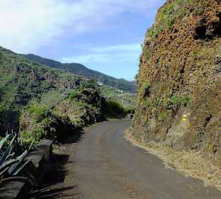 Straße nach La Fajana