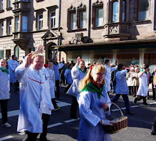 Fleischer Innung Fürth Fuß-Festwagen