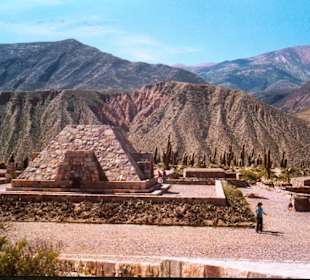Blick auf die Indianerfestung Tilcara