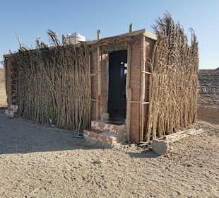 Toilette in der Wüste