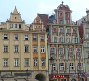 Am Rynek, dem Ring / Marktplatz in Wrocław