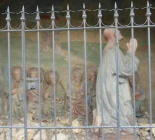 Jesus betend am Ölberg (am Steigerwald-Dom)