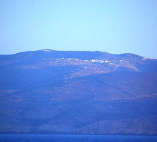 Santorin selbst im Bild Landschaft, Stadt