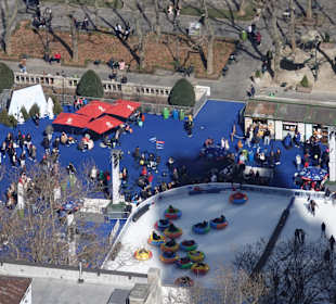 Bryant Park vom Empire State Building 