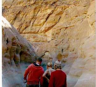 Der Weg durch den Canyon