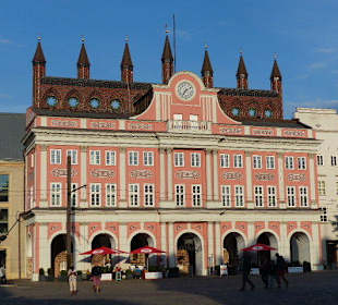 Schöne Gebäude in Rostock