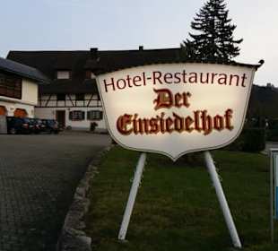 Der Einsiedelhof-Schild