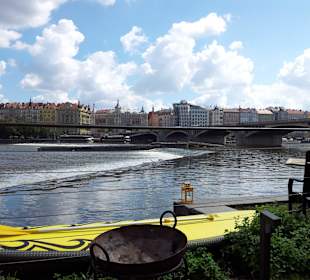 Blick auf die Moldau