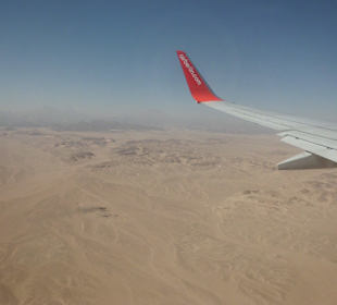 Blick von oben auf Ägypten