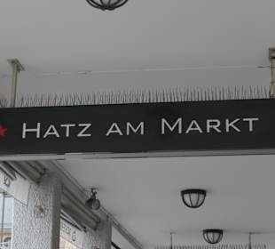 Zur Kaffeepause beim Café Hatz am Markt