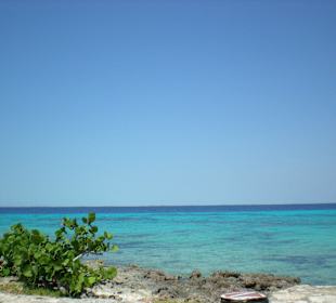 Blick vom Indianerdorf Richting Meer