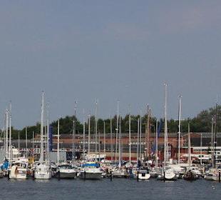 Yachtgelände an der Trave