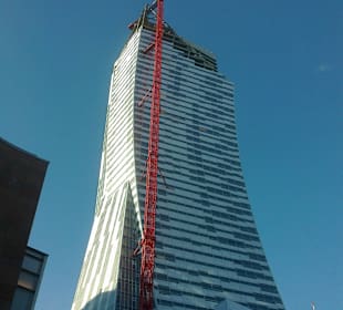 Wieżowce w Warszawie.