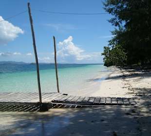 Strand auf Gili Nanggu