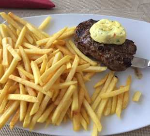 Rumpsteak mit Pommes