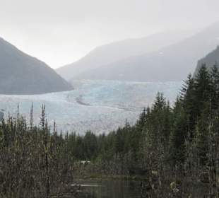 Blick auf den Mendenhall Gletscher