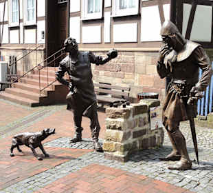 Skulptur in der Innenstadt