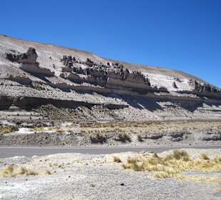 Felsformationen in Pampa Canahuas