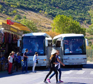 Sammelstelle der Busse