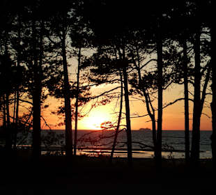 Sonnenuntergang am Kap Kolka