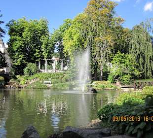 Im Kurpark , der shr gut zum Entspannen einlädt