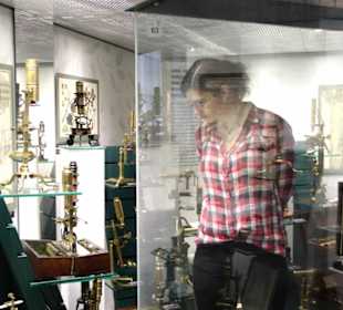 Einblick in die Mikroskopieausstellung