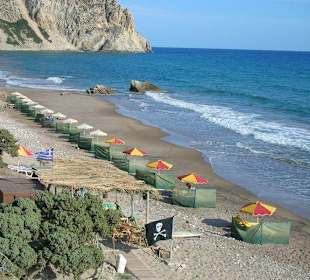 Blick auf den Cavo Paradise Beach