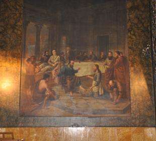 Wandgemälde in Kapelle