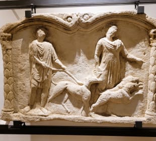 Jagdabbildung von damals