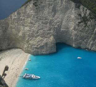 Navagio with shipwreck