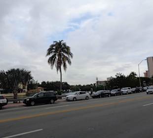 Blick auf die Collins Avenue