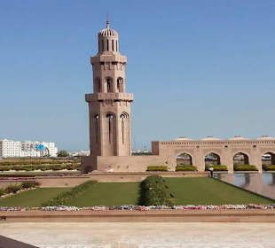 Il minareto della moschea di muscat
